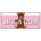 Signmission ITS A GIRL! BANNER SIGN birth pregnant hospital welcome home B-120 Its A Girl - alternate 1